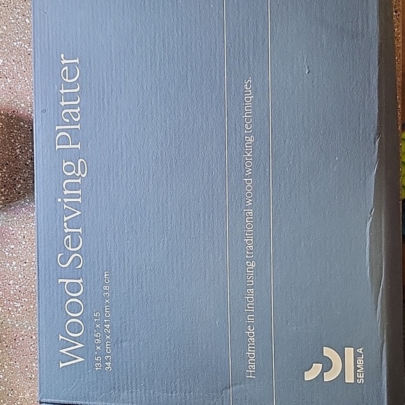 Sembla Wood Serving Platter - Picture 3 of 4